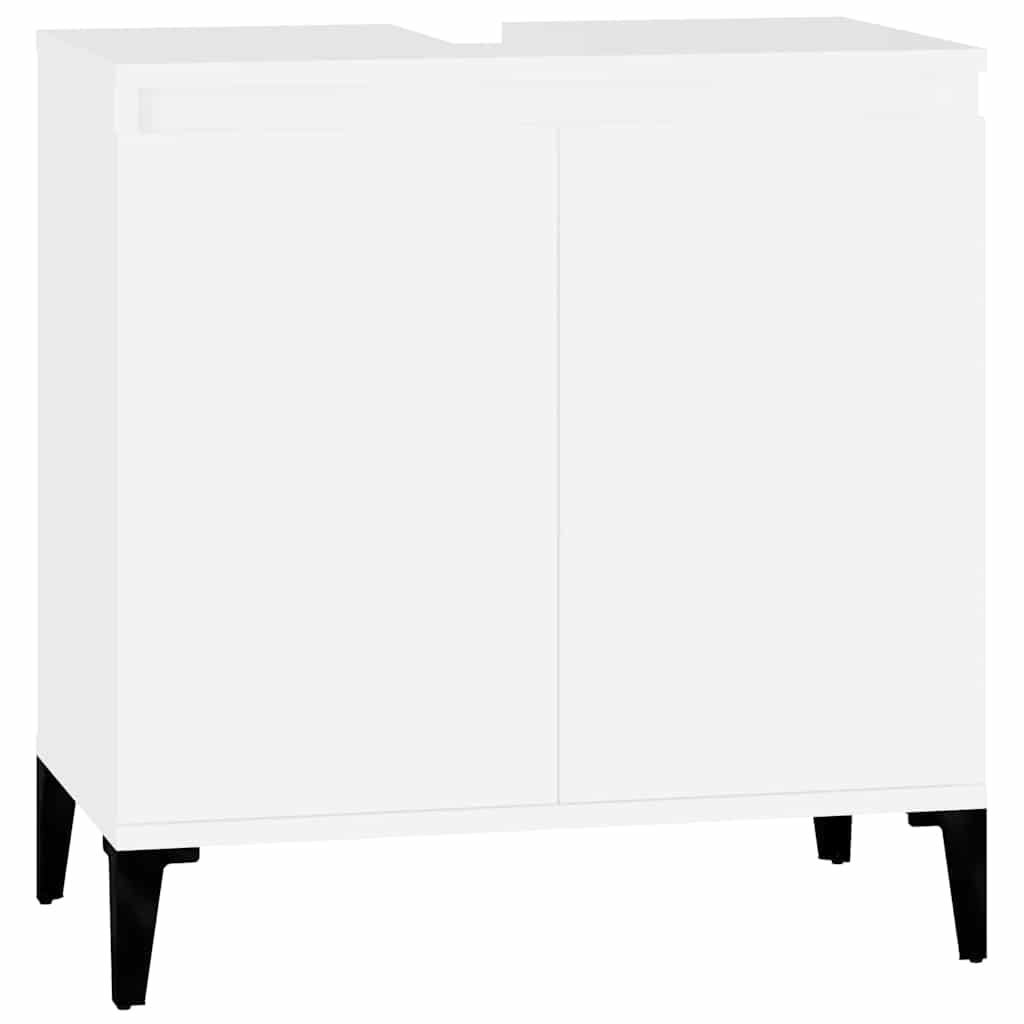 vidaXL Szafka pod umywalkę, biała, 58x33x60 cm