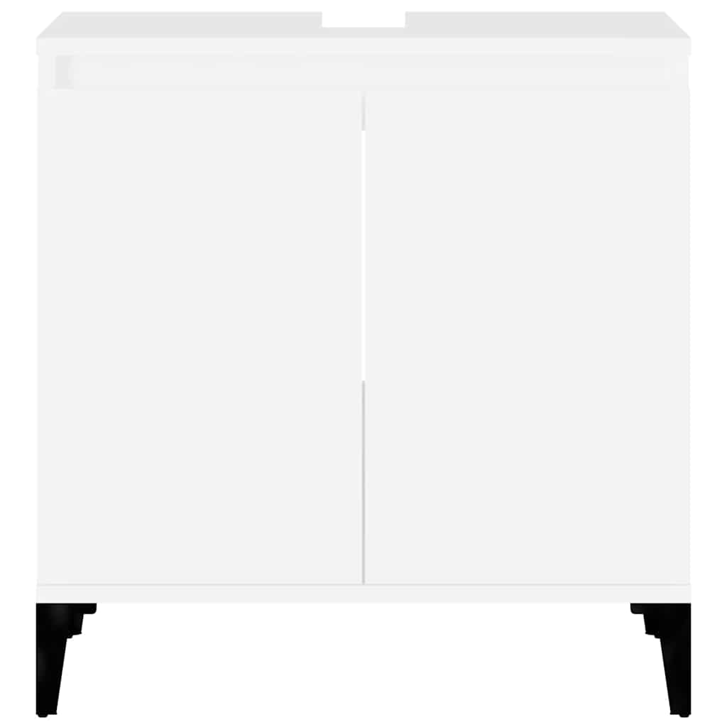 vidaXL Szafka pod umywalkę, biała, 58x33x60 cm