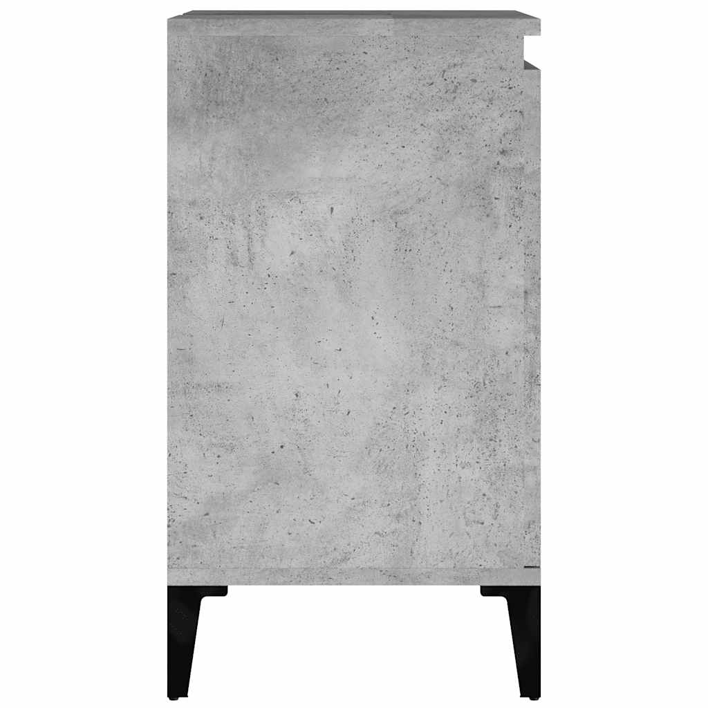 vidaXL Szafka pod umywalkę, szarość betonu, 58x33x60 cm