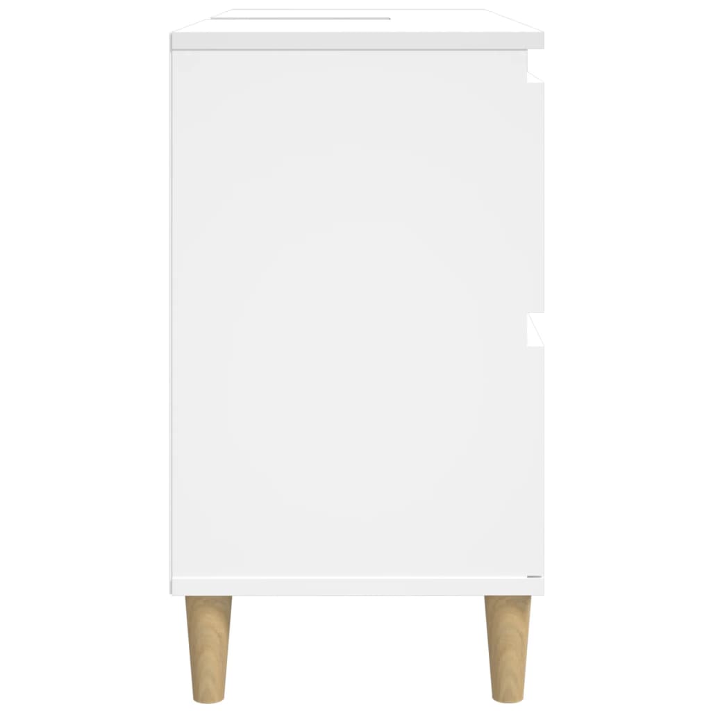 vidaXL Szafka pod umywalkę, biała, 80x33x60 cm