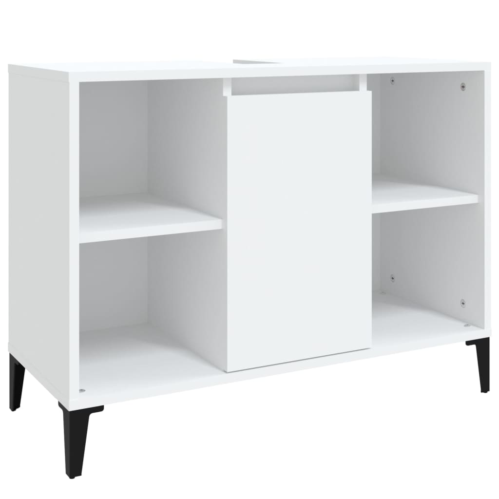 vidaXL Szafka pod umywalkę, biała, 80x33x60 cm