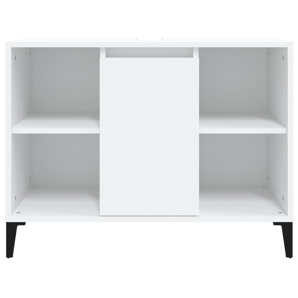 vidaXL Szafka pod umywalkę, biała, 80x33x60 cm