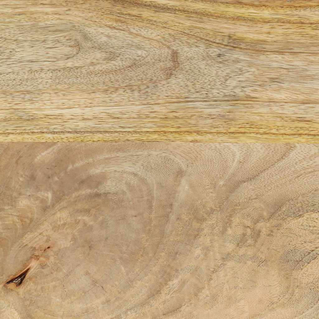 vidaXL Stolik konsolowy, 110x30x75 cm, bielone drewno mango