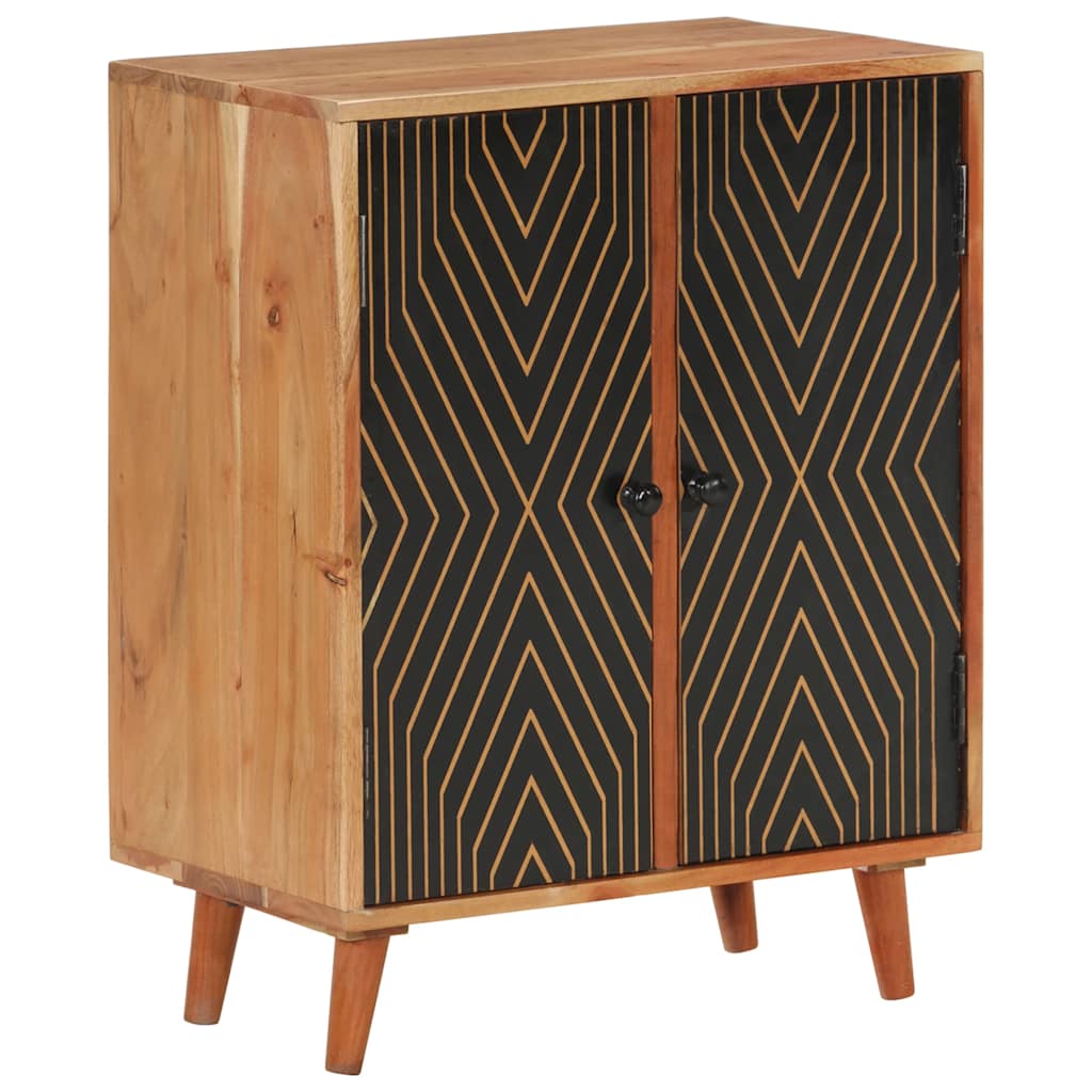 vidaXL Komoda, 60x35x74 cm, lite drewno akacjowe