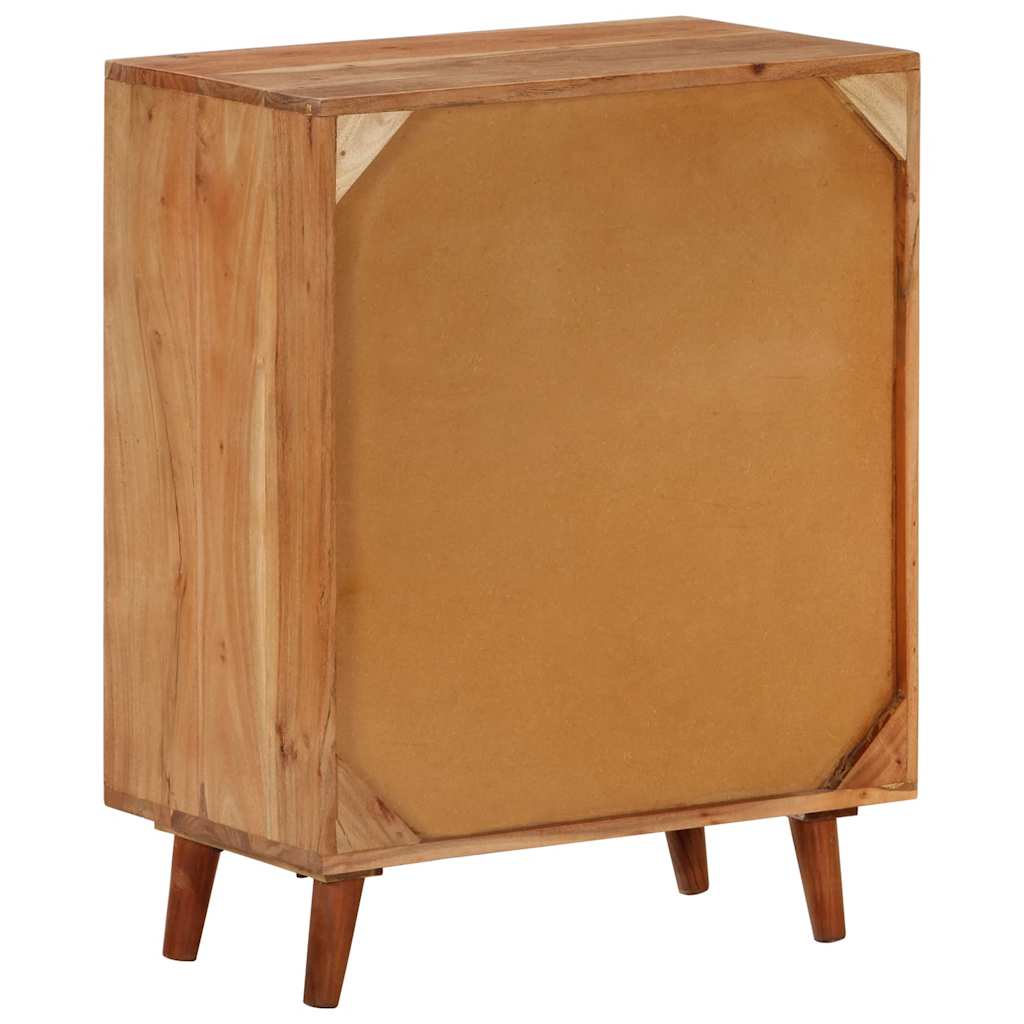 vidaXL Komoda, 60x35x74 cm, lite drewno akacjowe