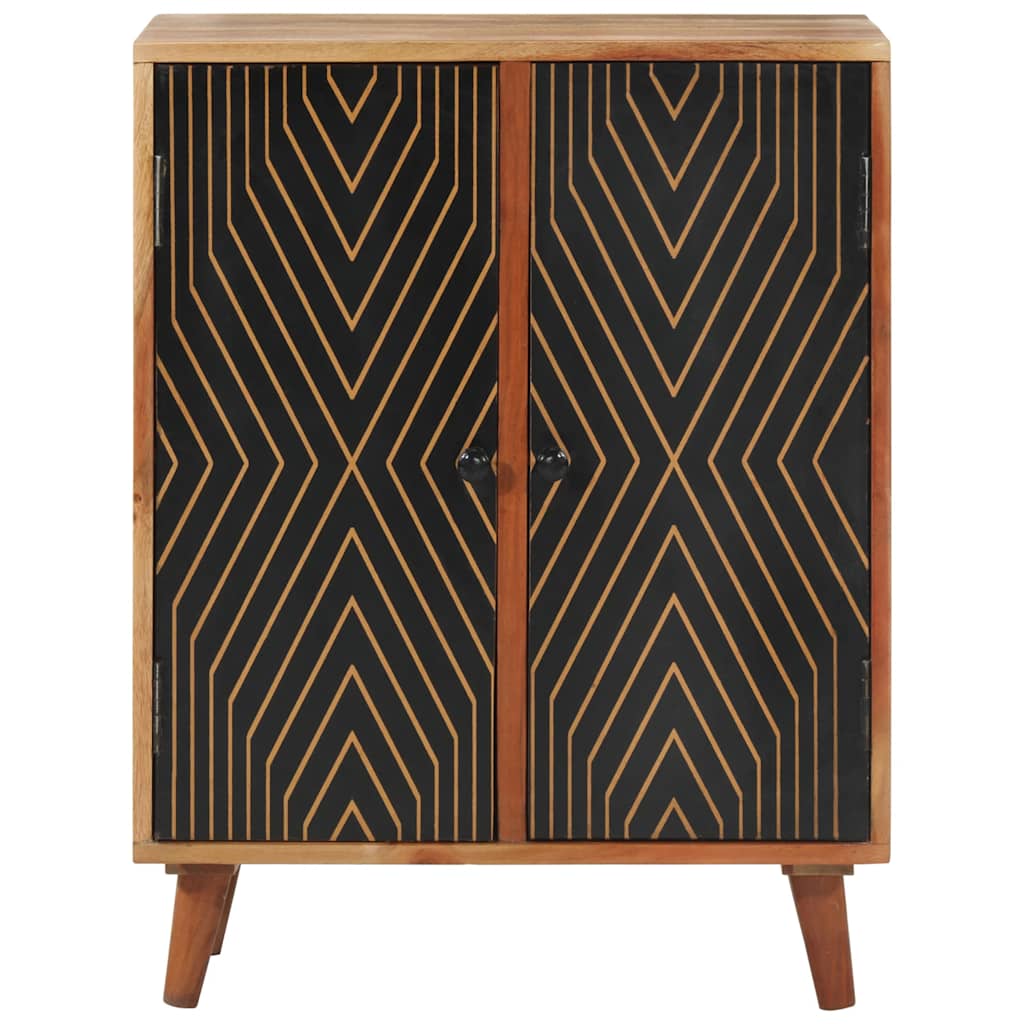 vidaXL Komoda, 60x35x74 cm, lite drewno akacjowe