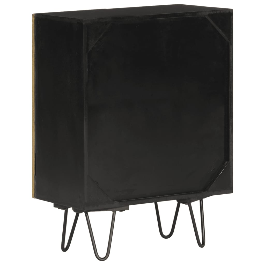 vidaXL Komoda, 55x30x75 cm, lite drewno mango
