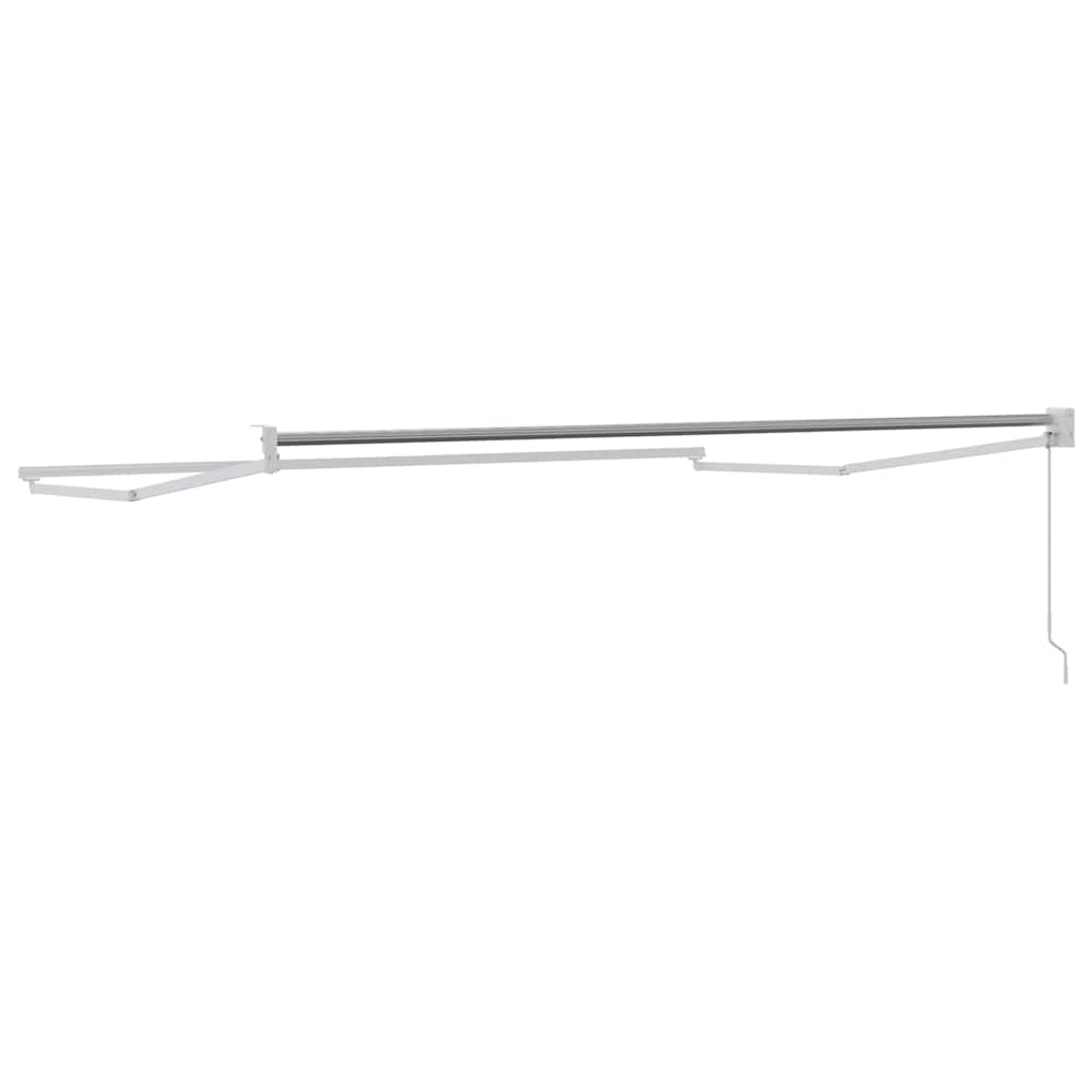 vidaXL Markiza chowana Biały 300 x 250 cm Aluminium