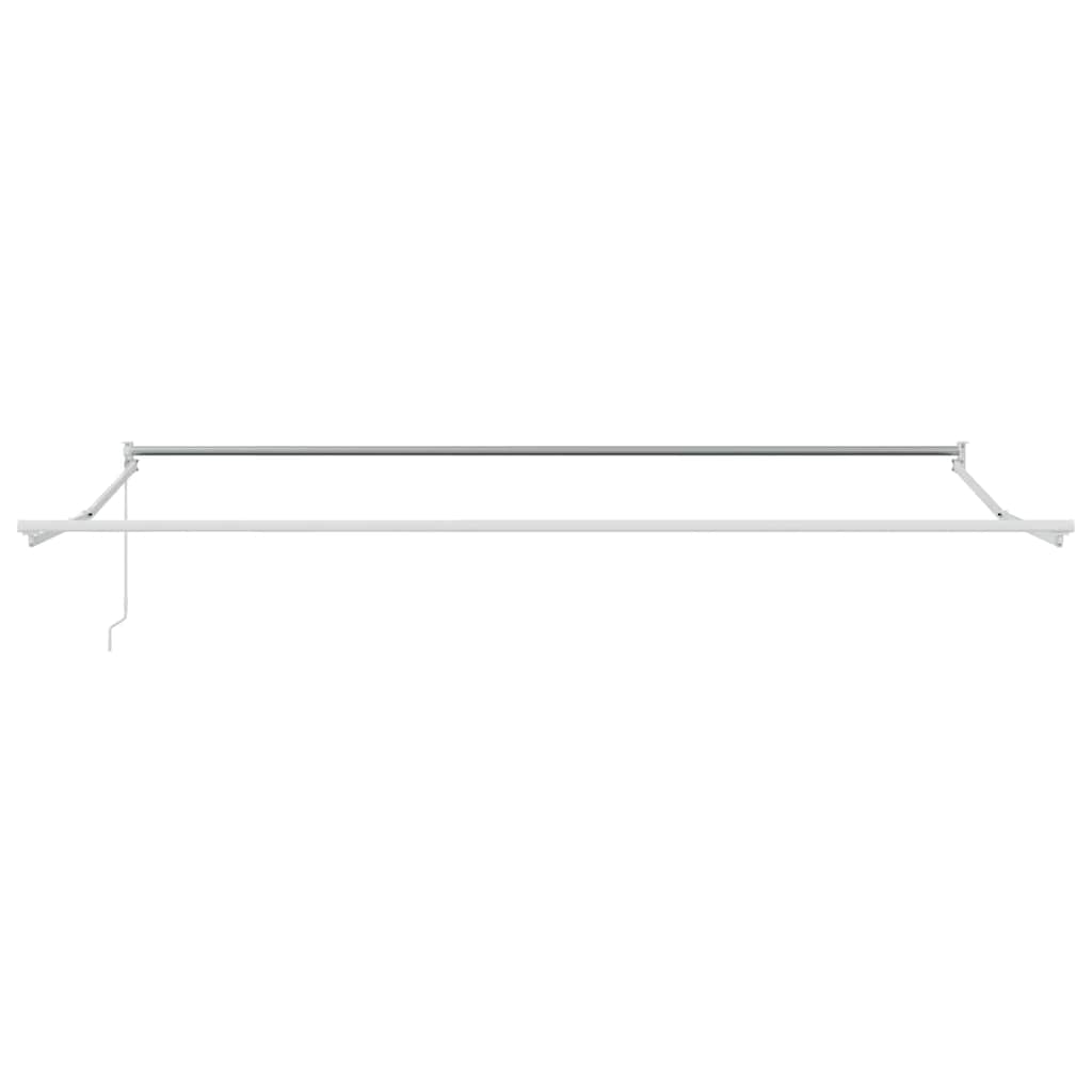 vidaXL Markiza chowana Biały 500 × 300 cm Aluminium