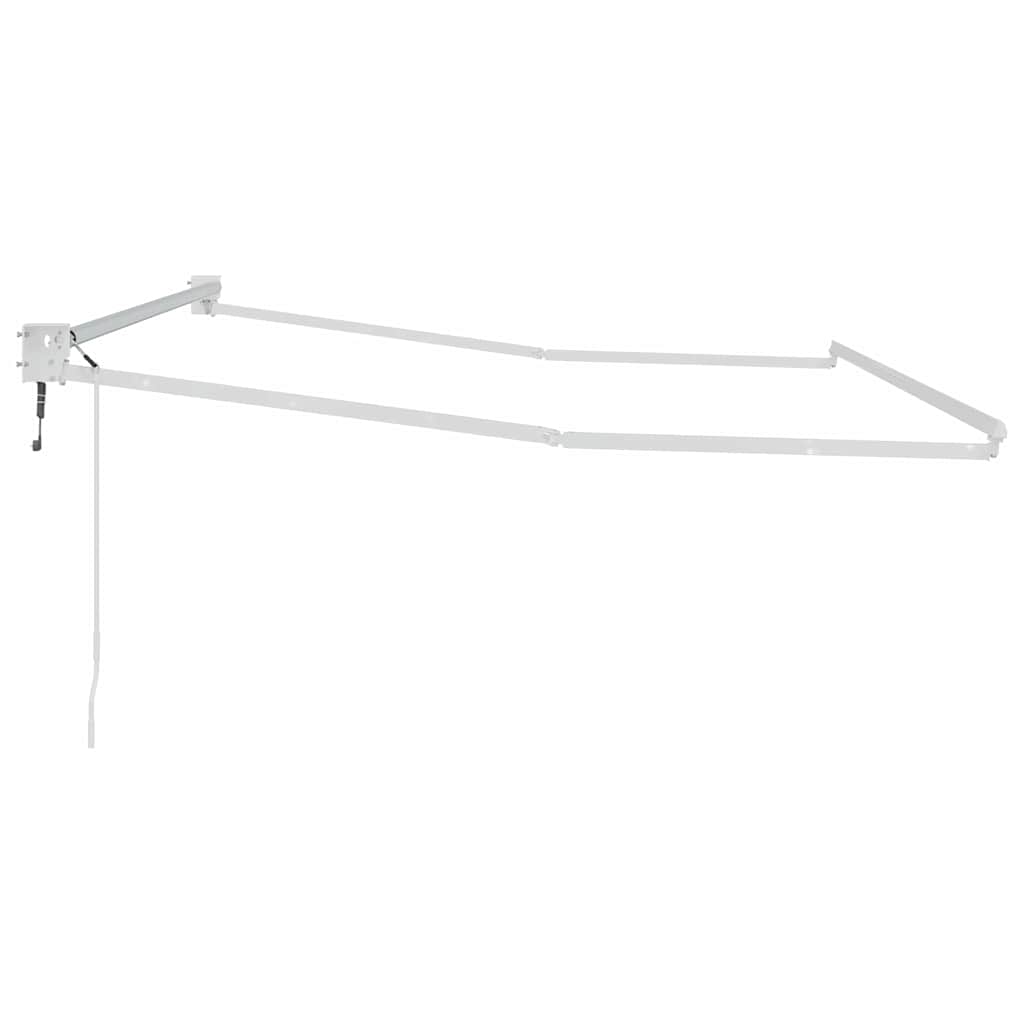 vidaXL Markiza chowana Biały 300 x 250 cm Aluminium