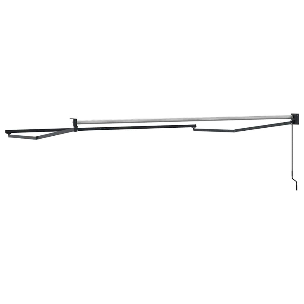 vidaXL Rama manualnej markizy 3,5 x 2,5 m antracytowy