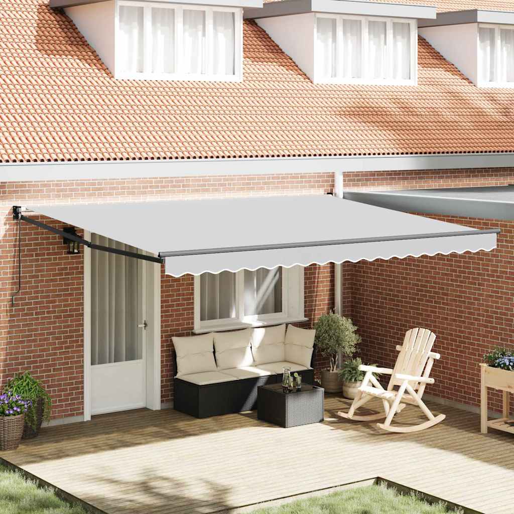 vidaXL Manual Awning Frame 4,5 x 3 m antracytowy