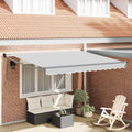 vidaXL Electric Awning Frame 3 x 2,5 m antracytowy