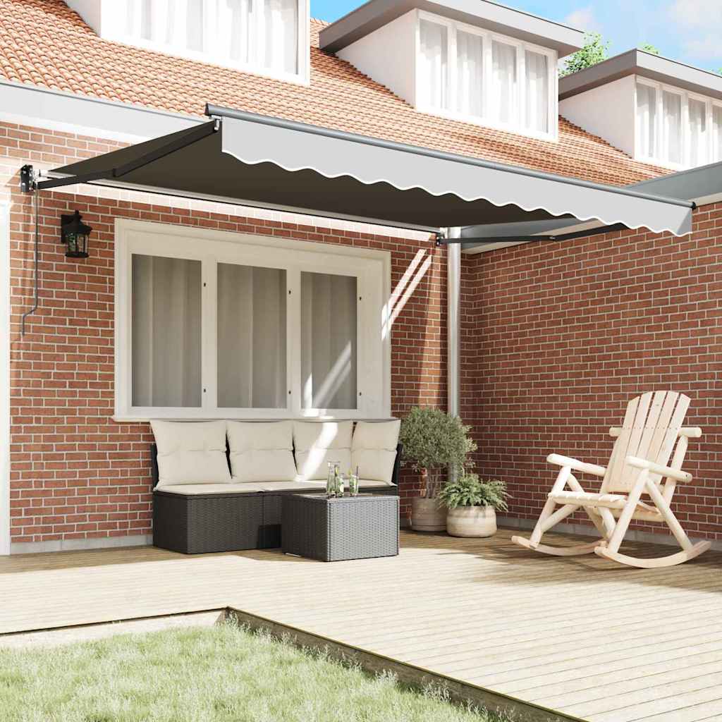 vidaXL Electric Awning Frame 3 x 2,5 m antracytowy