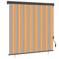 vidaXL Roleta Żółty i Niebieski 180 x 250 cm Materiał i Aluminium