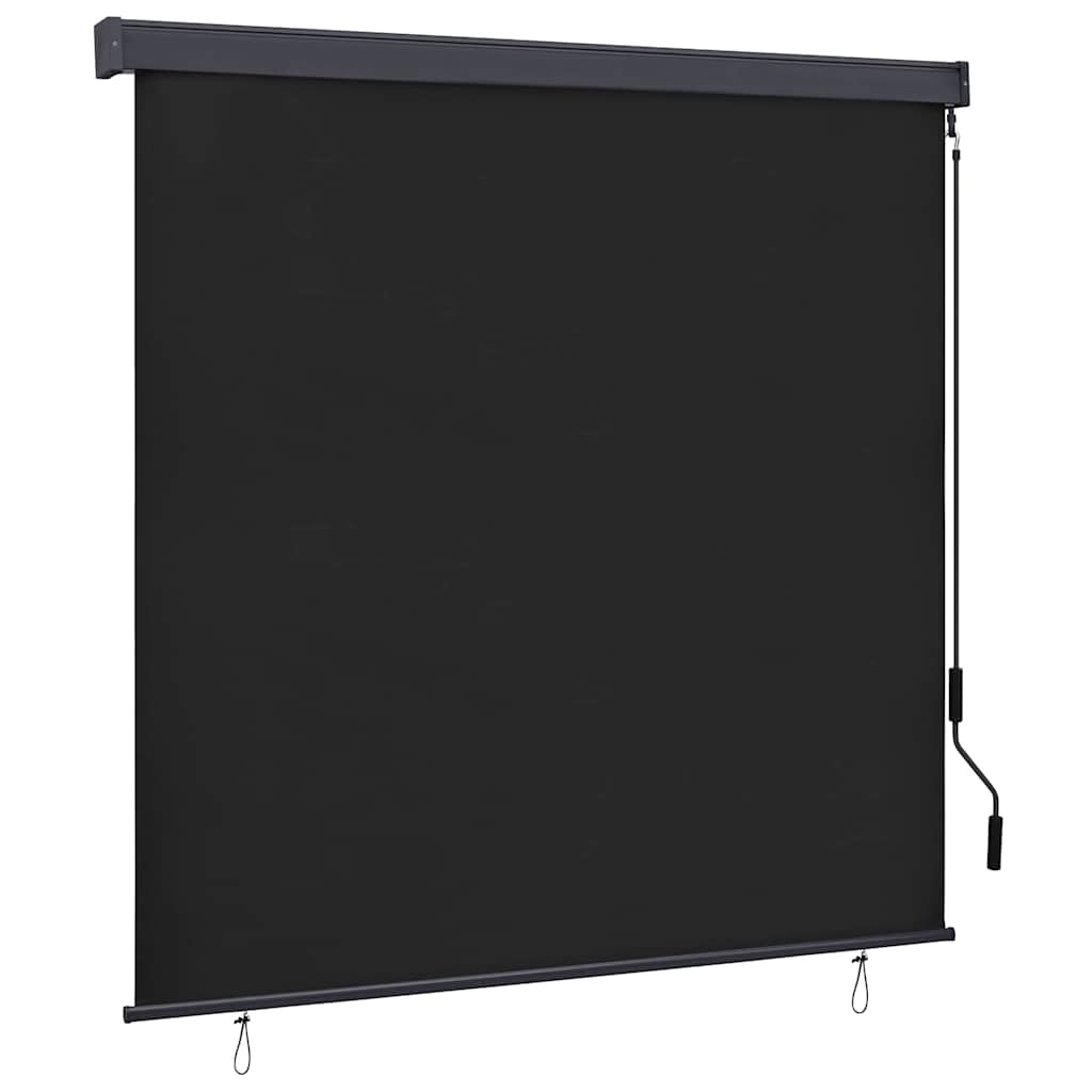 vidaXL Roleta antracytowy 180 x 250 cm Materiał i Aluminium