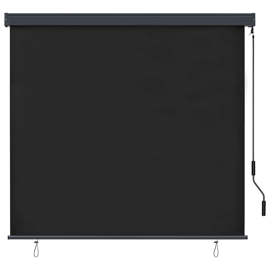 vidaXL Roleta antracytowy 180 x 250 cm Materiał i Aluminium