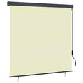 vidaXL Roleta kremowy 180 x 250 cm Materiał i Aluminium