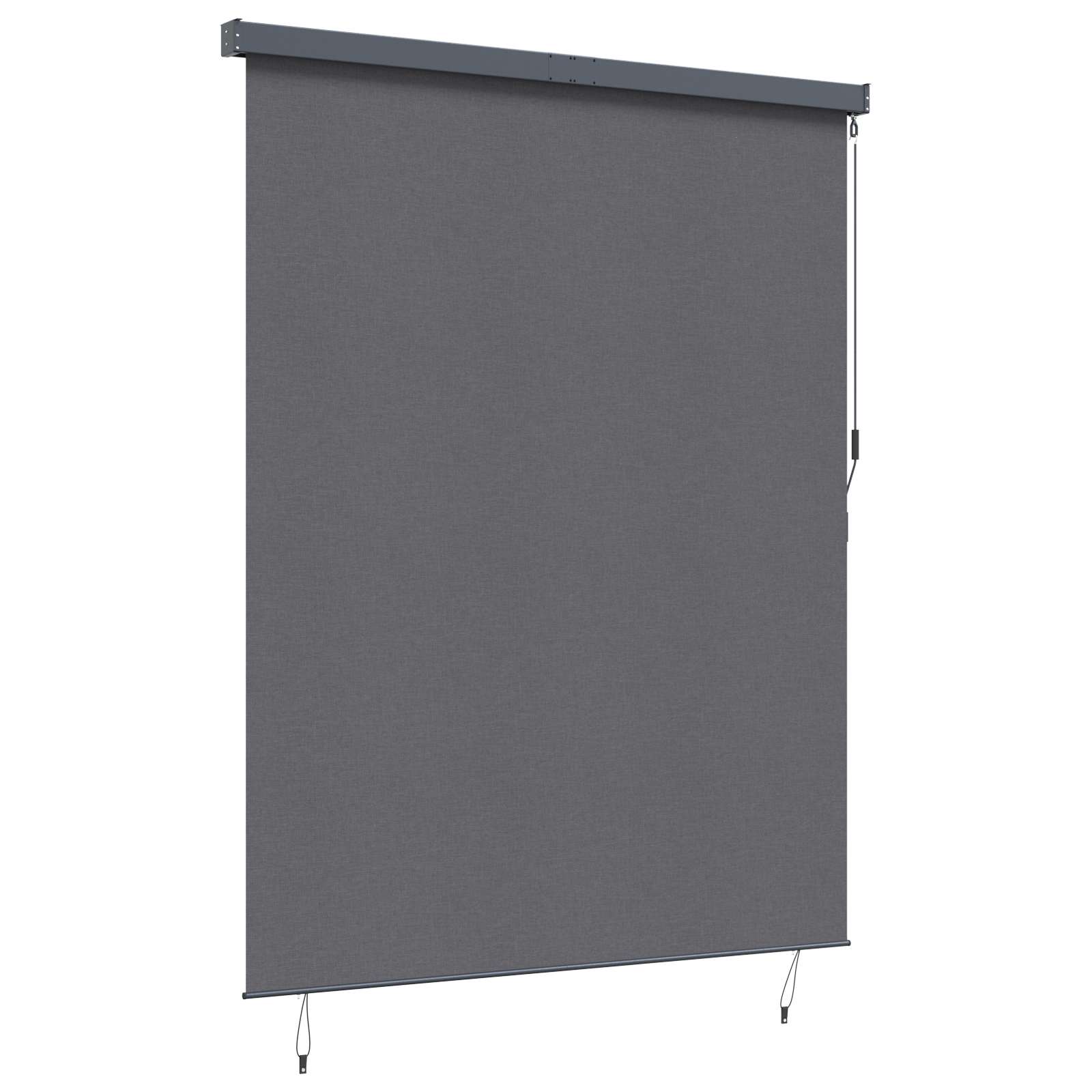 vidaXL Roleta antracytowy 200 x 250 cm Materiał i Aluminium