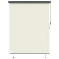 vidaXL Roleta kremowy 200 x 250 cm Materiał i Aluminium