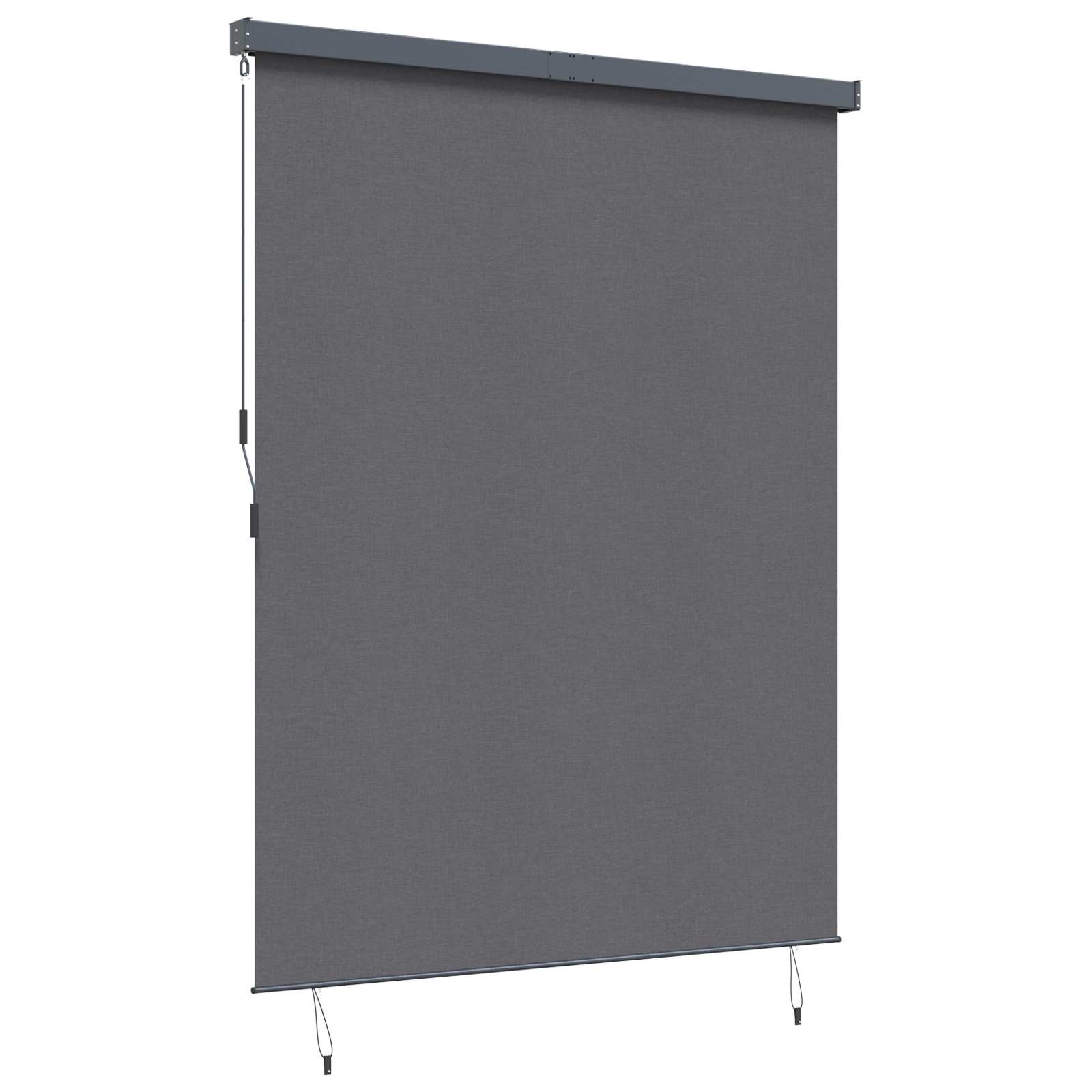 vidaXL Roleta antracytowy 220 x 250 cm Materiał i Aluminium