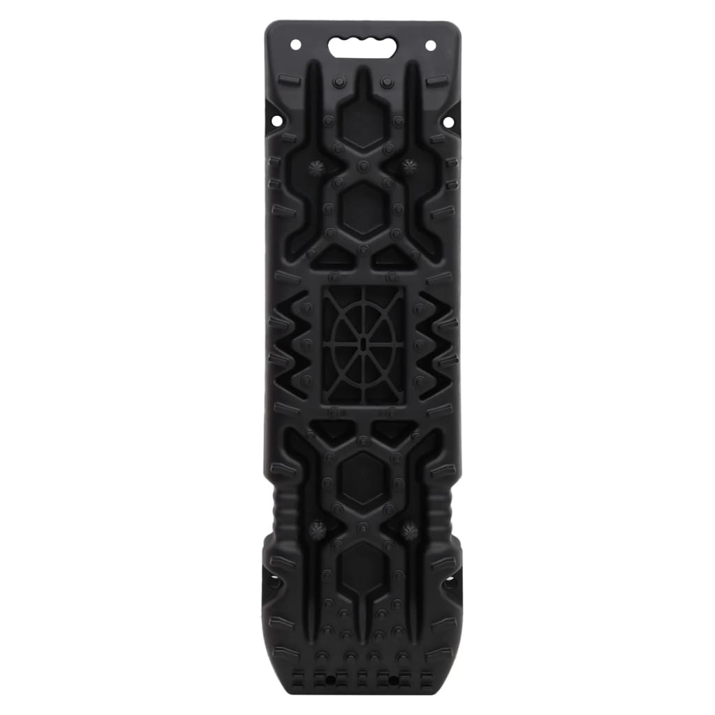 vidaXL Trapy, 2 szt., czarne, 107x31x7 cm, nylon