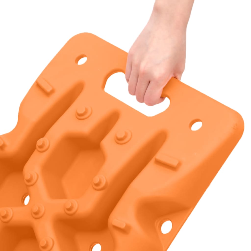 vidaXL Trapy, 2 szt., pomarańczowe, 107x31x7 cm, nylon