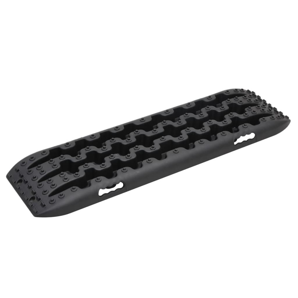 vidaXL Trapy, 2 szt., czarne, 106x30,5x7 cm, nylon