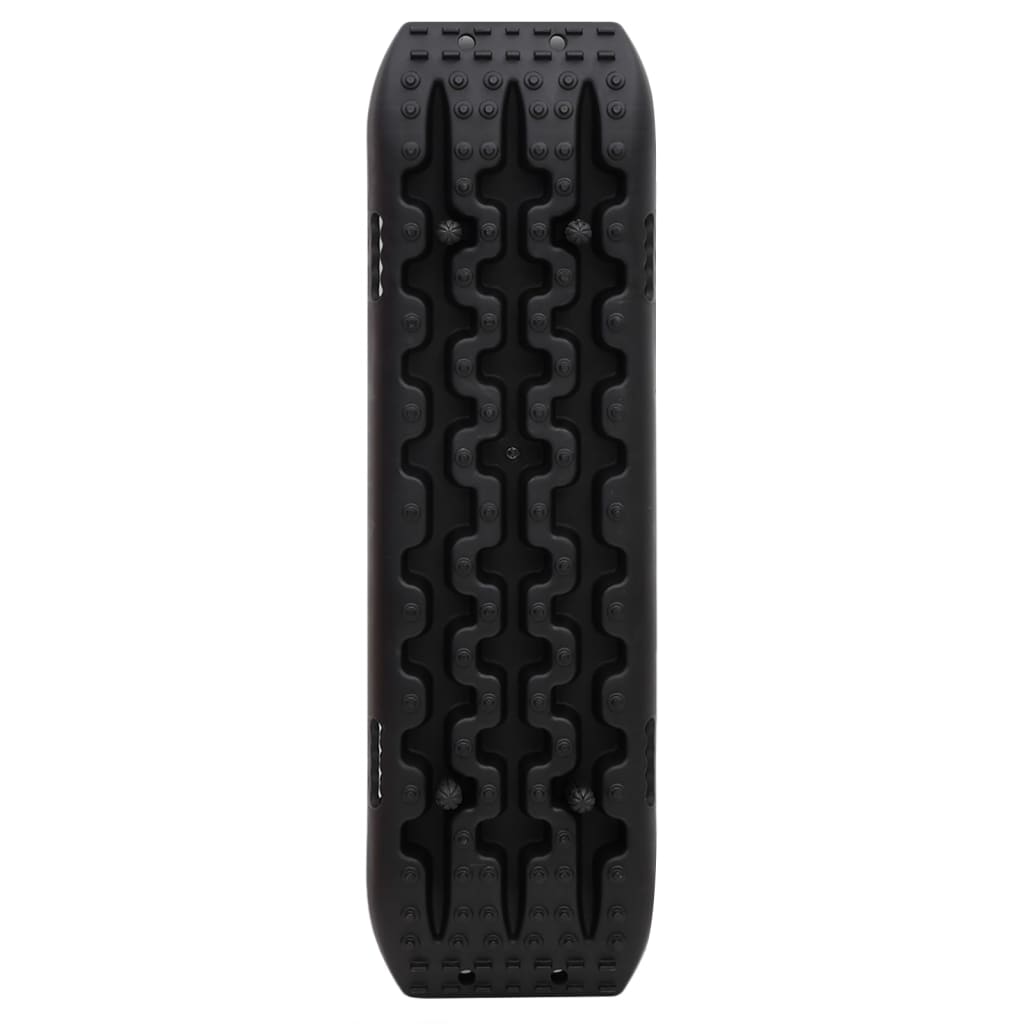 vidaXL Trapy, 2 szt., czarne, 106x30,5x7 cm, nylon