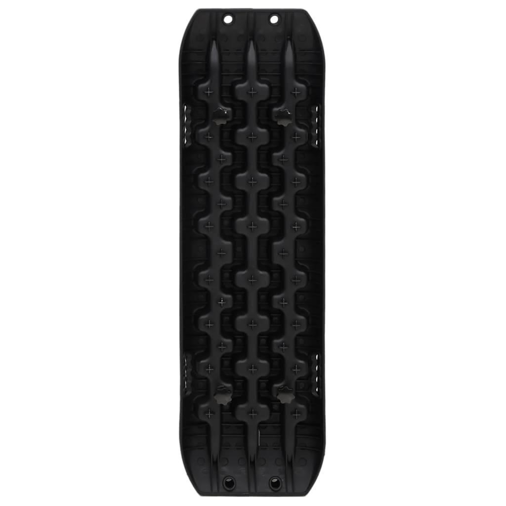 vidaXL Trapy, 2 szt., czarne, 106x30,5x7 cm, nylon