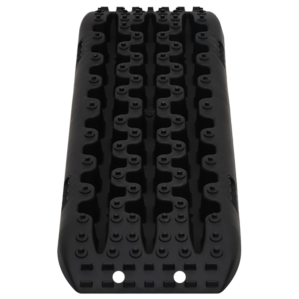 vidaXL Trapy, 2 szt., czarne, 106x30,5x7 cm, nylon