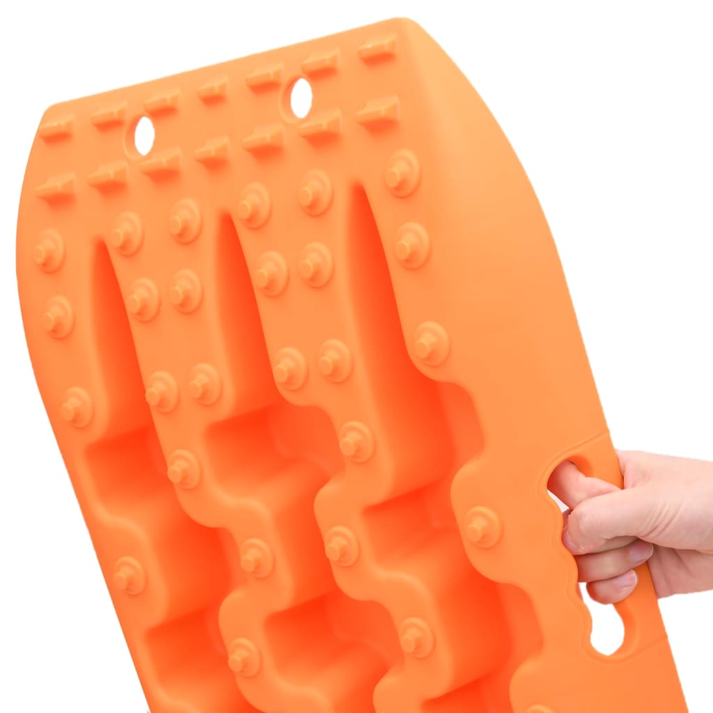vidaXL Trapy, 2 szt., pomarańczowe, 106x30,5x7 cm, nylon