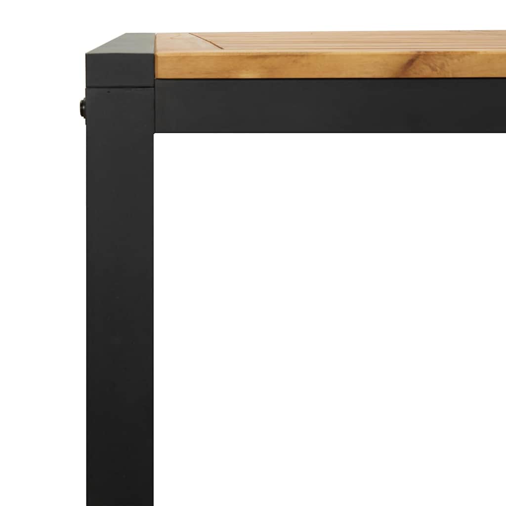 vidaXL Stół ogrodowy z nogami w kształcie U, 140x80x75 cm, akacja