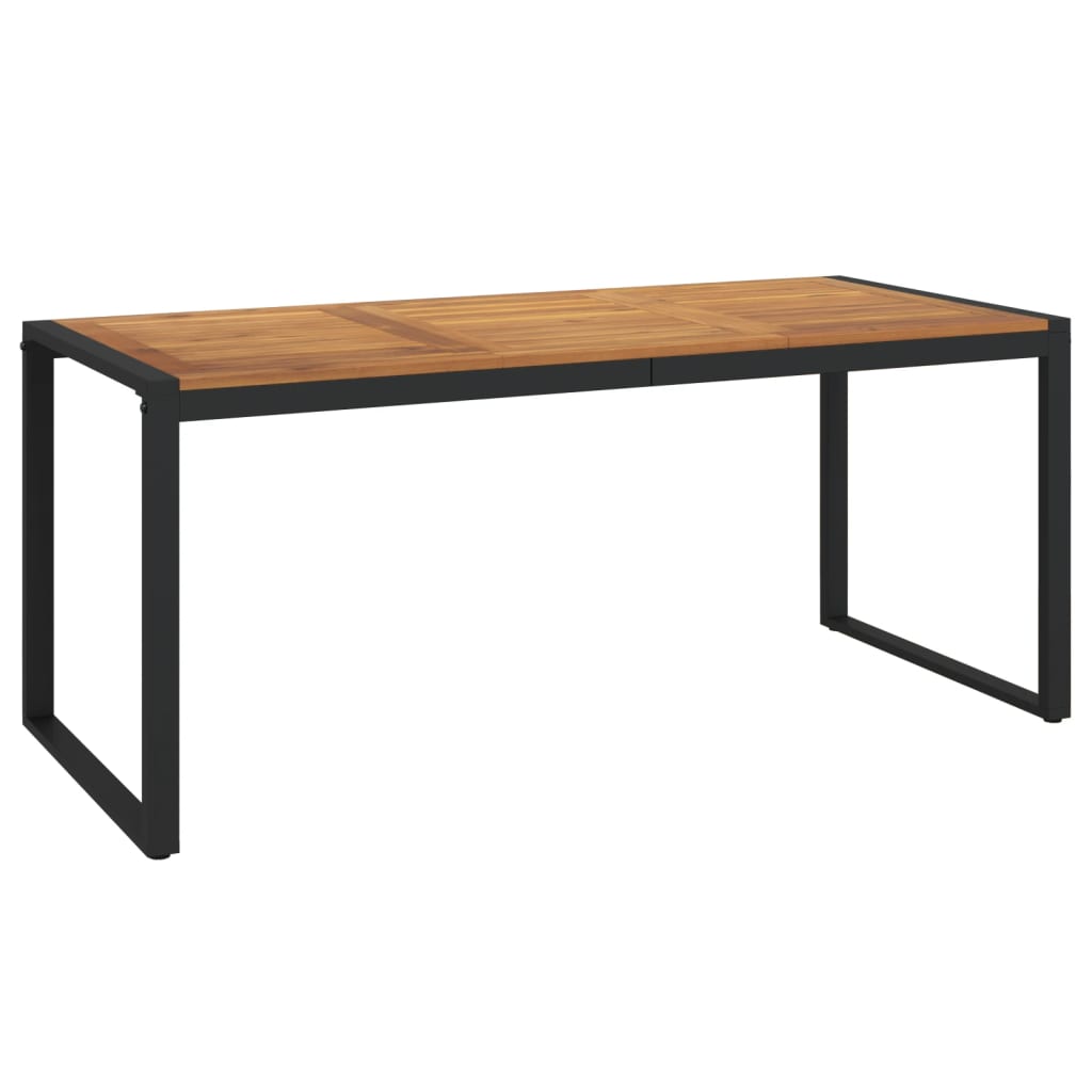 vidaXL Stół ogrodowy z nogami w kształcie U, 180x90x75 cm, akacja