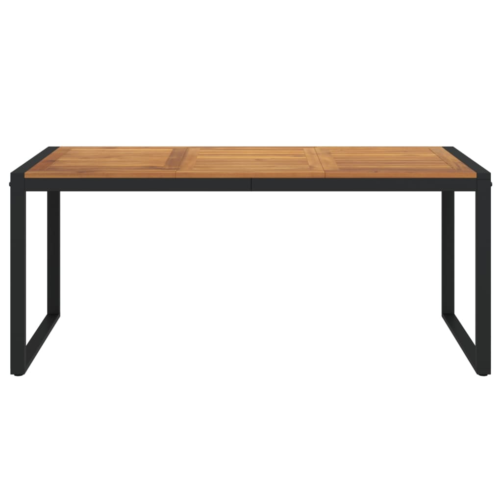 vidaXL Stół ogrodowy z nogami w kształcie U, 180x90x75 cm, akacja