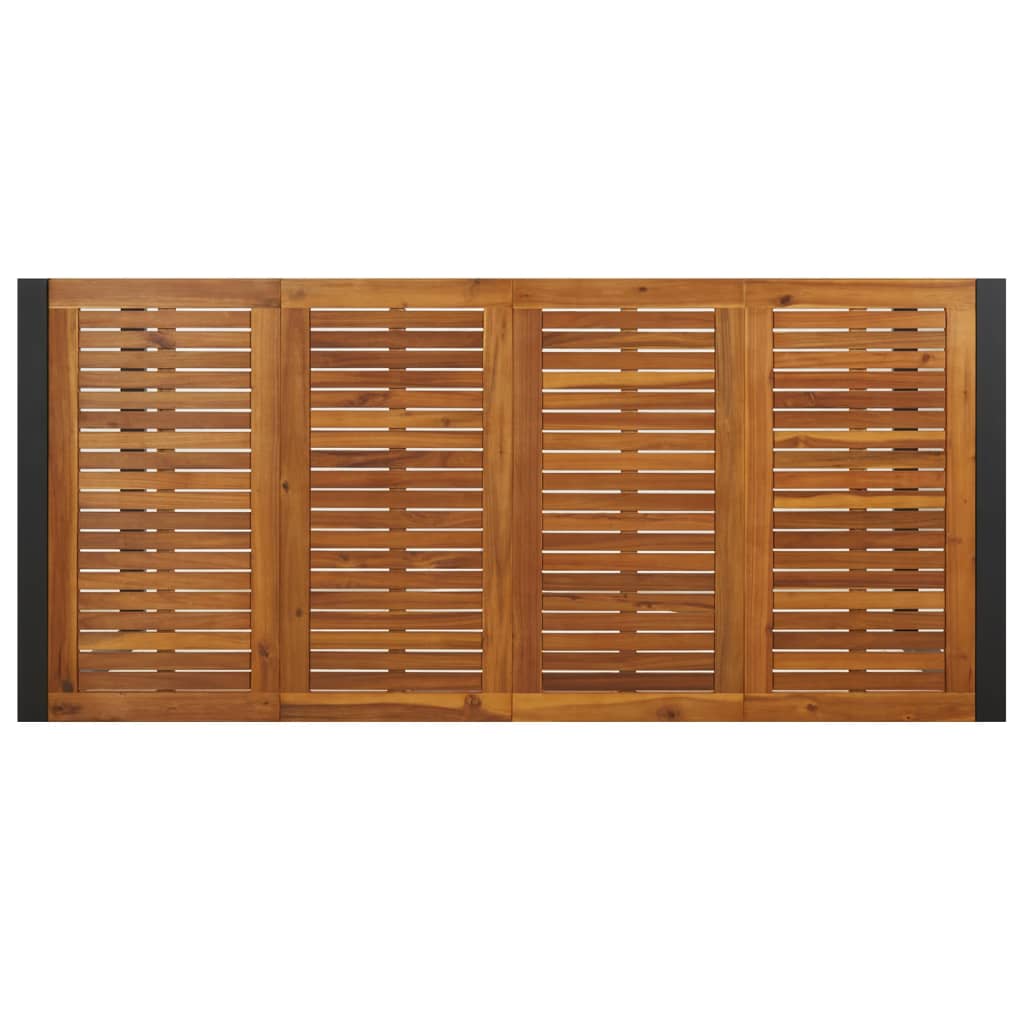 vidaXL Stół ogrodowy z nogami w kształcie U, 200x90x75 cm, akacja