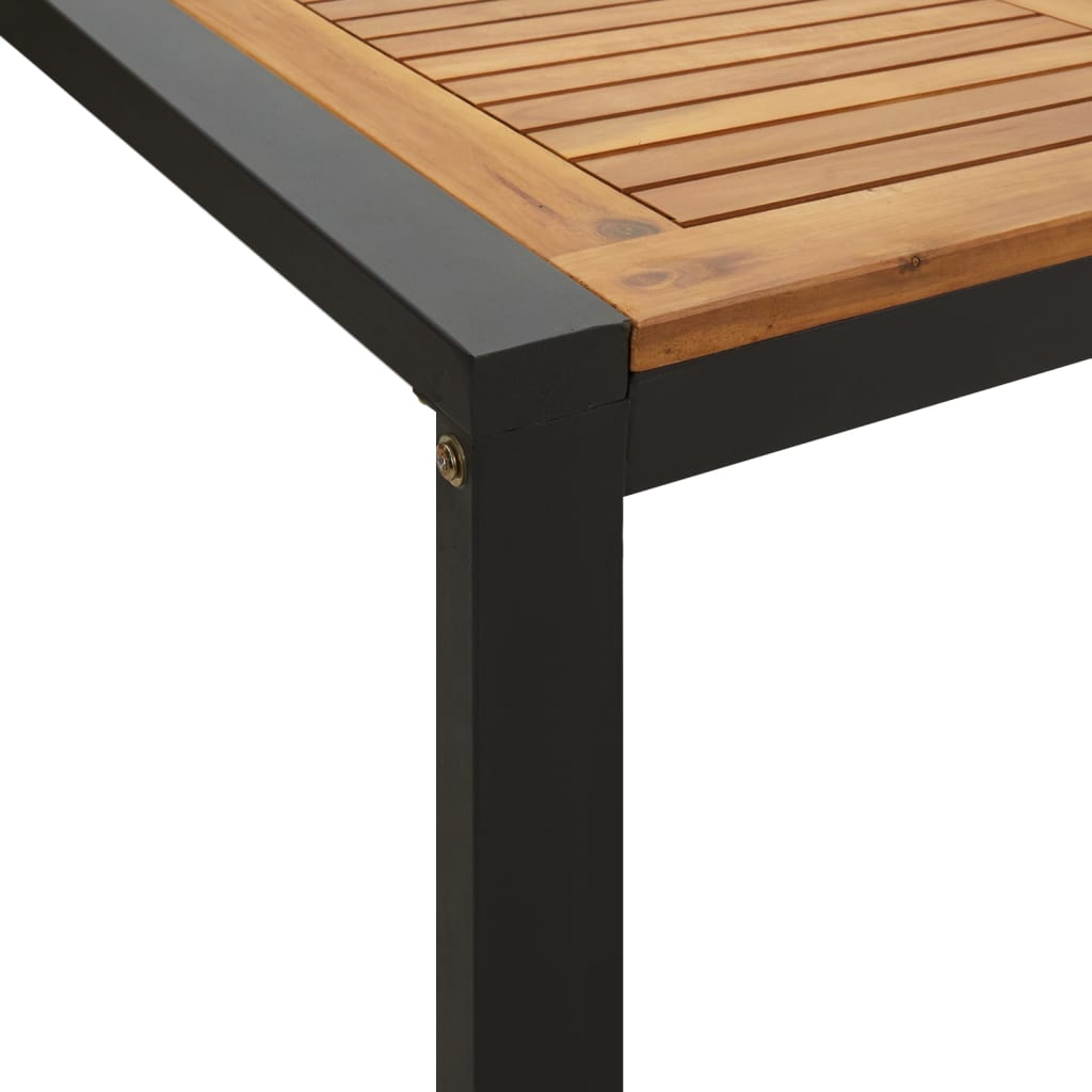 vidaXL Stół ogrodowy z nogami w kształcie U, 200x90x75 cm, akacja
