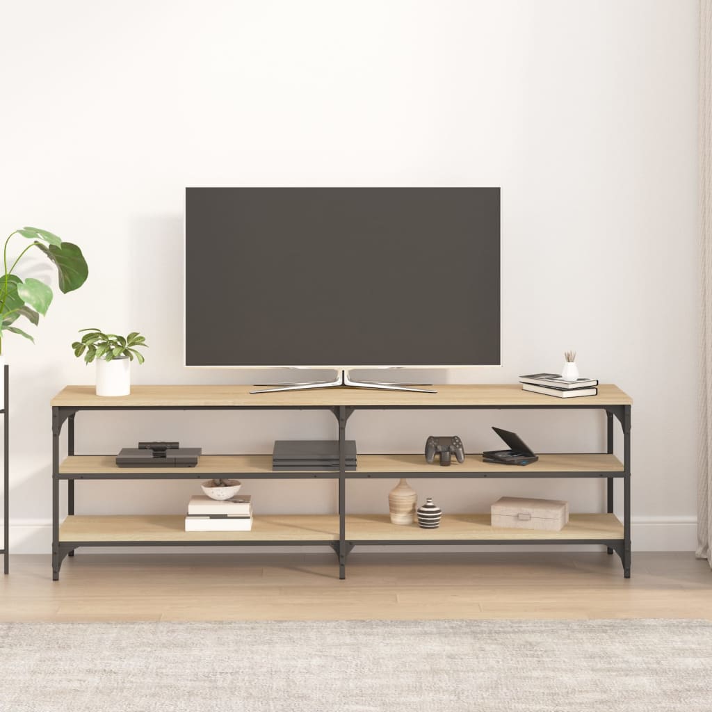 vidaXL Szafka pod telewizor, dąb sonoma, 160x30x50 cm