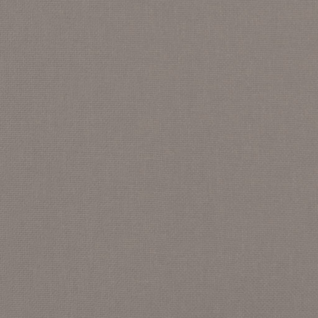vidaXL Fotel wypoczynkowy, kolor taupe, obity tkaniną