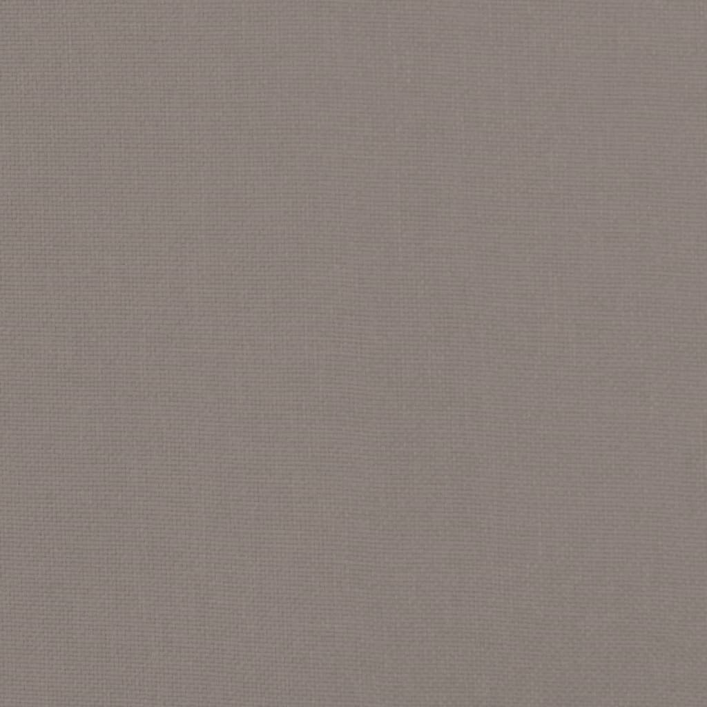 vidaXL Fotel bujany, kolor taupe, tapicerowany tkaniną