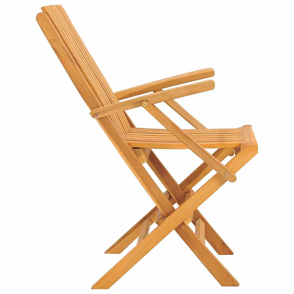 vidaXL Składane krzesła ogrodowe, 8 szt., 61x67x90 cm, drewno tekowe