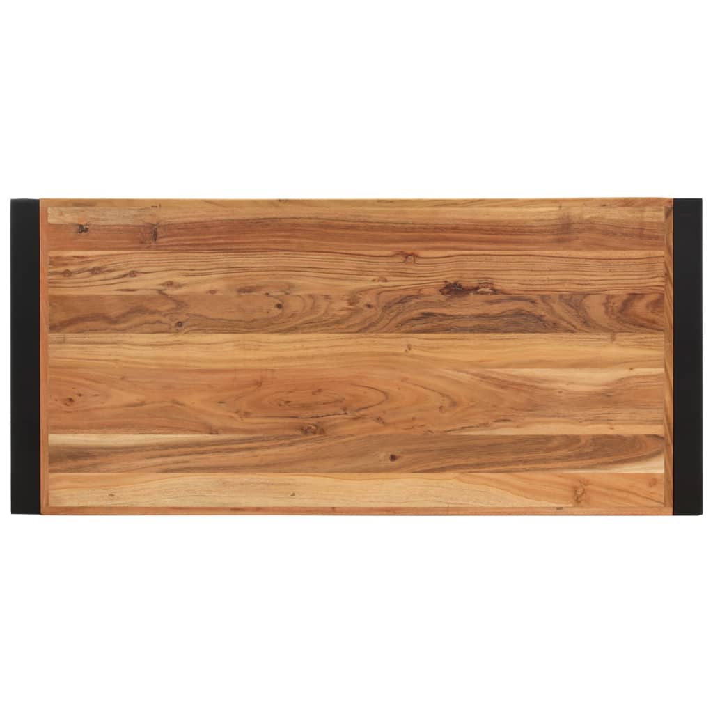 vidaXL Stolik kawowy, 120x55x40 cm, lite drewno akacjowe
