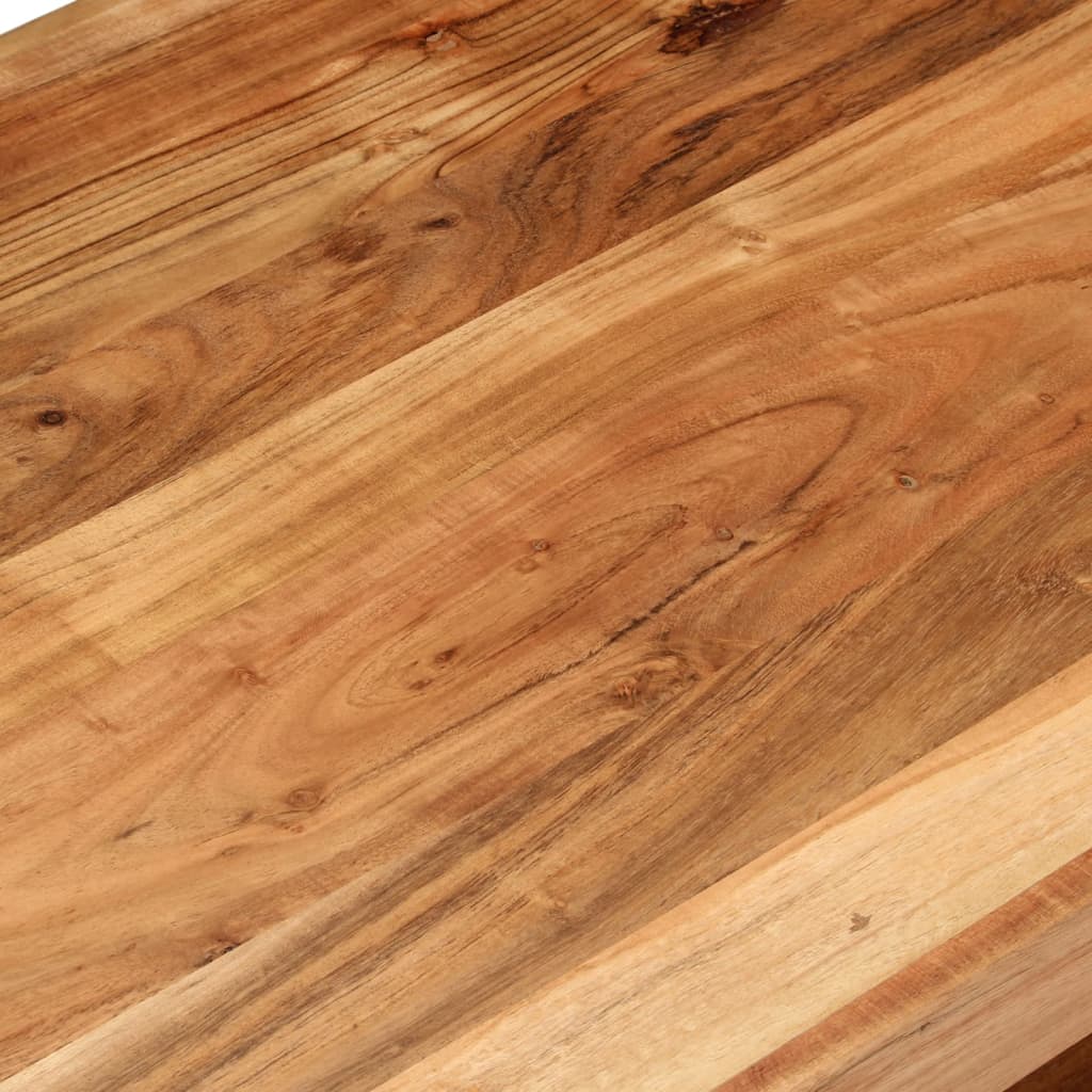 vidaXL Stolik kawowy, 120x55x40 cm, lite drewno akacjowe