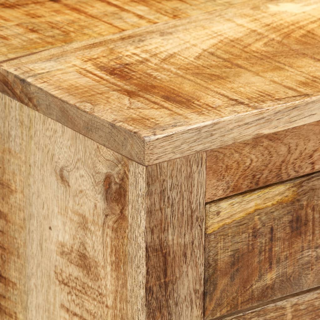 vidaXL Komoda, 80x30x65 cm, lite, surowe drewno mango