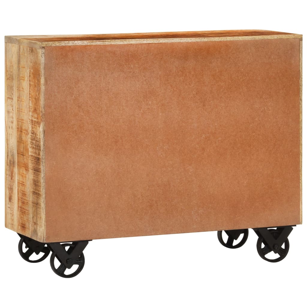 vidaXL Komoda z 3 szufladami, 80x30x65 cm, lite, surowe drewno mango