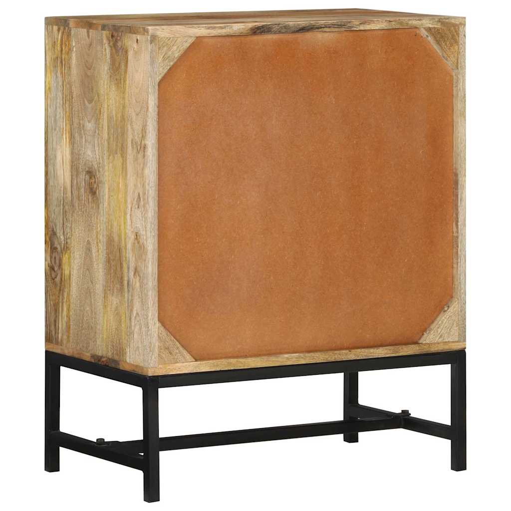 vidaXL Komoda, 60x35x75 cm, lite drewno mango