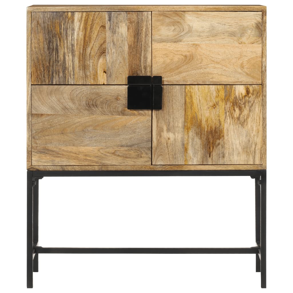 vidaXL Kredens, 80x30x95 cm, surowe drewno mango