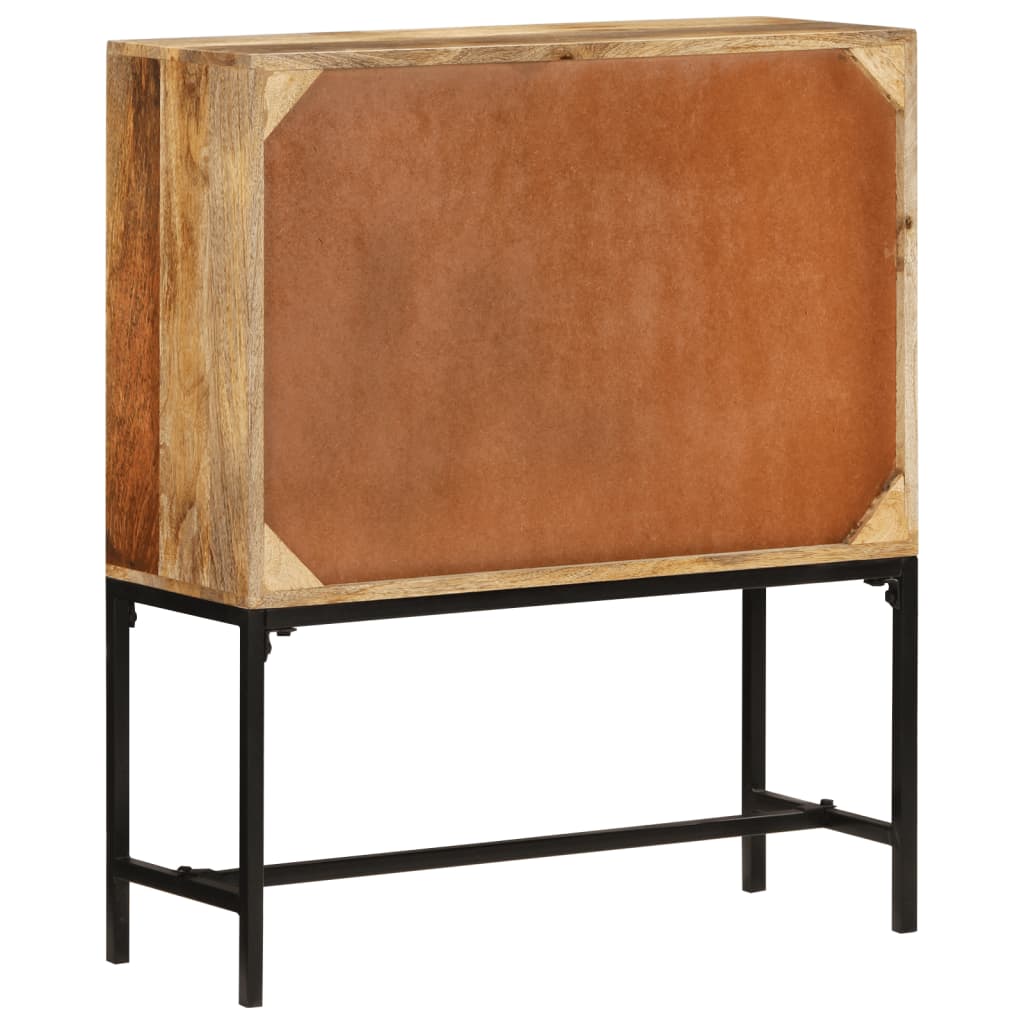 vidaXL Kredens, 80x30x95 cm, surowe drewno mango