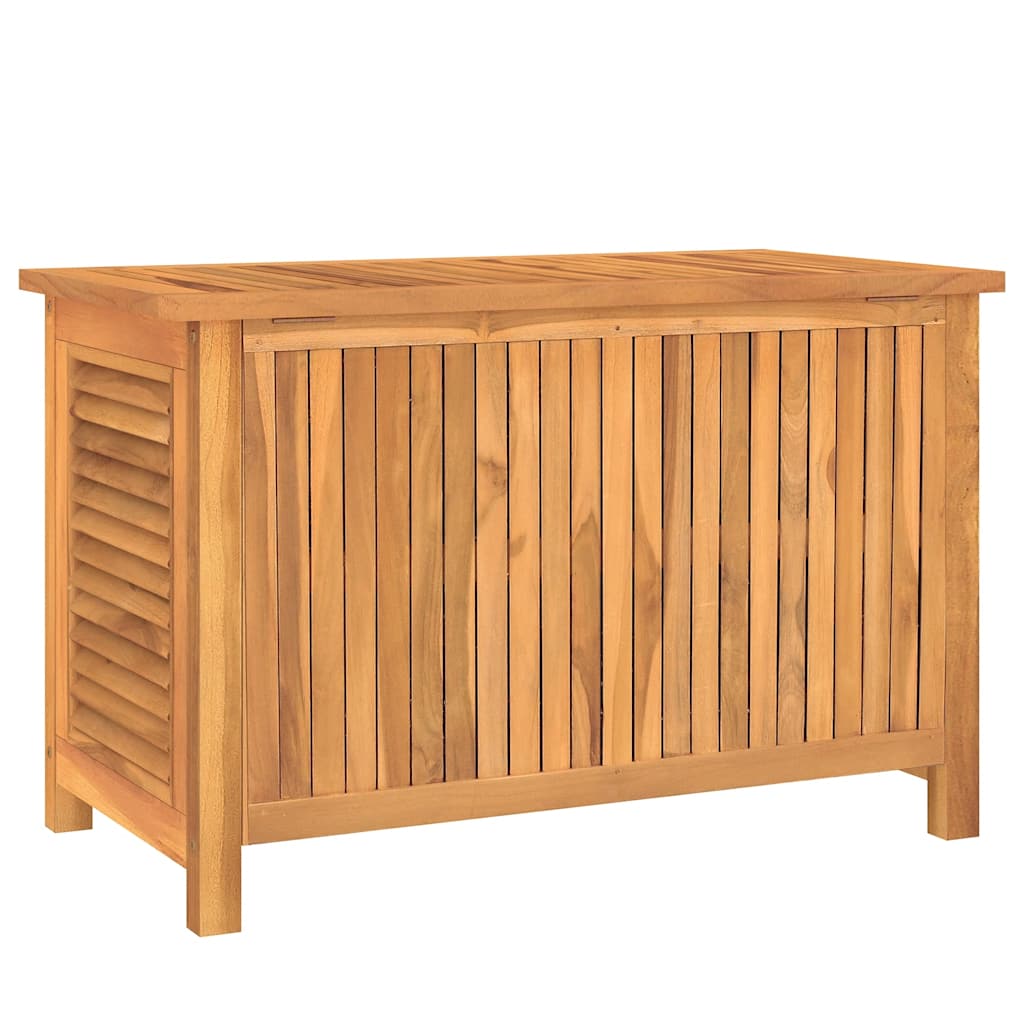 vidaXL Skrzynia ogrodowa z workiem, 90x50x58 cm, lite drewno tekowe