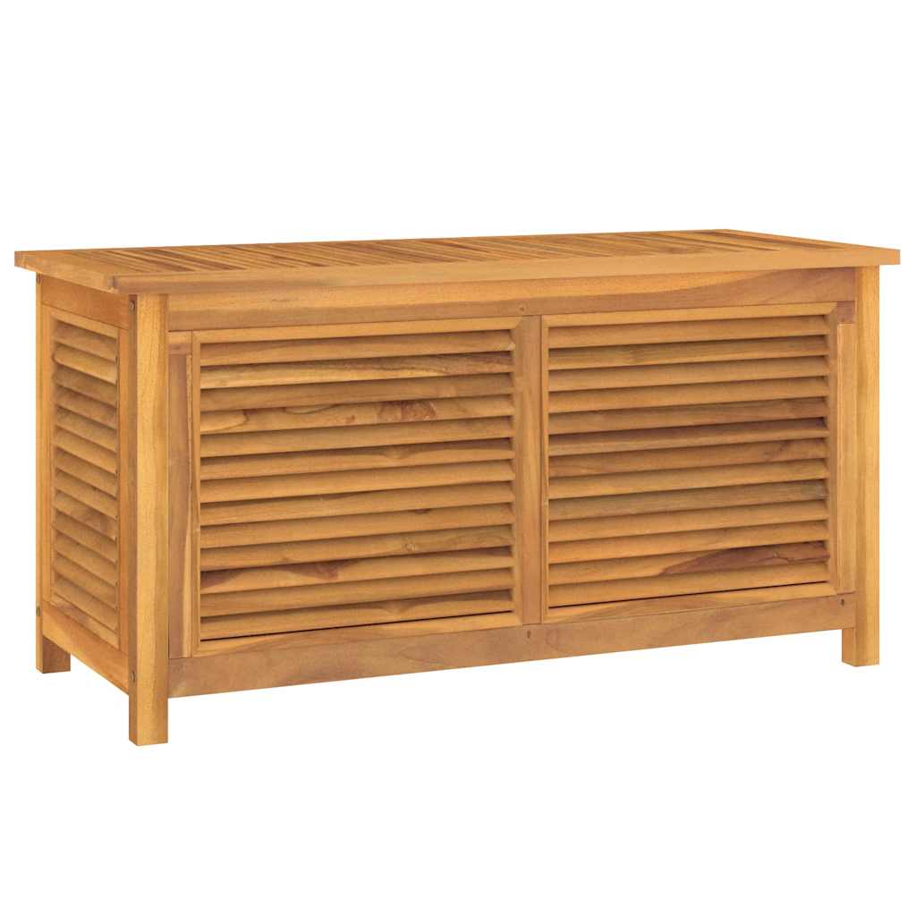 vidaXL Skrzynia ogrodowa z workiem, 114x50x58 cm, lite drewno tekowe